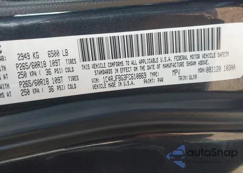 2015 Jeep Grand Cherokee Limited from USA, damaged, VIN 1C4RJFBG3FC610869